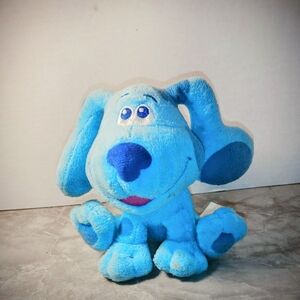 Blue Plush Dog Toy
